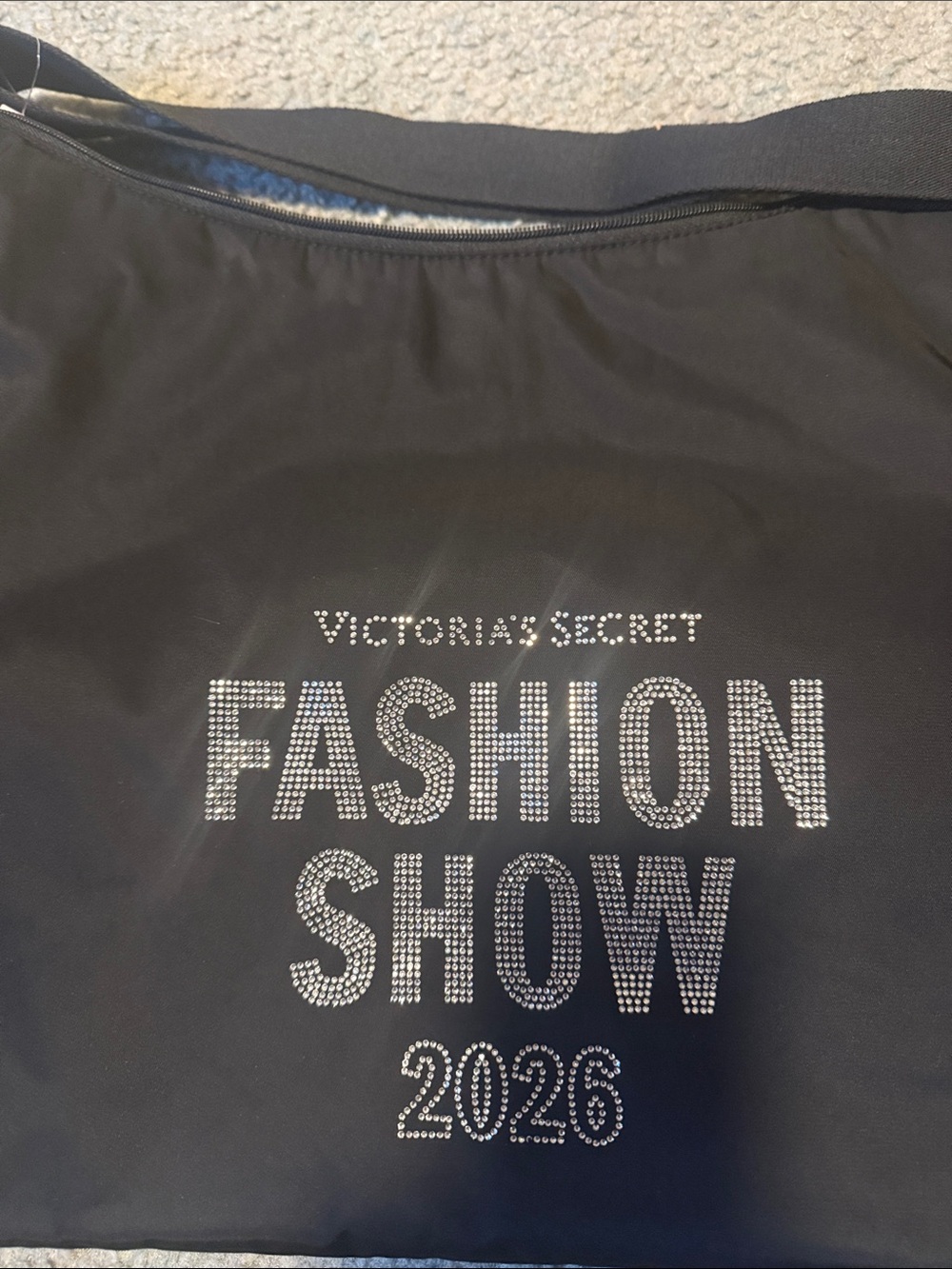New Victoria’s Secret bag , sparkling logo on front